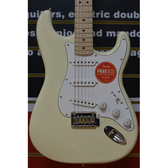 Fender Squier Affinity Series Stratocaster Olympic White Electric Guitar