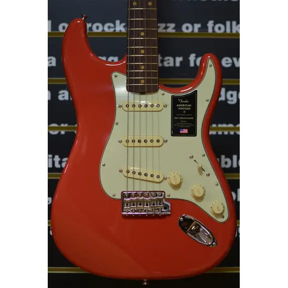 Fender American Vintage II 1961 Stratocaster Fiesta Red Incl Vintage Hard Case - B Stock