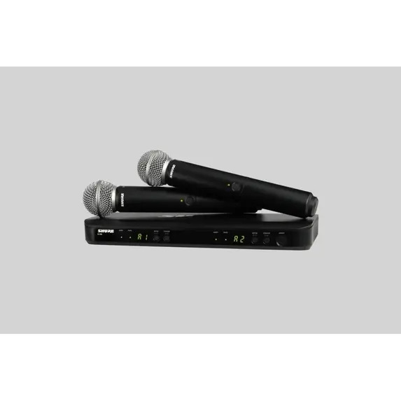 Shure BLX288UK/SM58 Analog Wireless Twin Microphone Kit