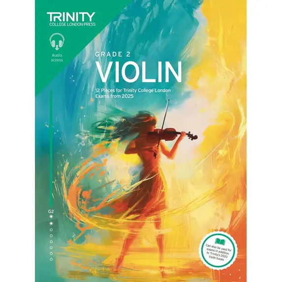 Trinity College London Violin Exam Pieces from 2025: Grade 2 (Instrumental Solo)