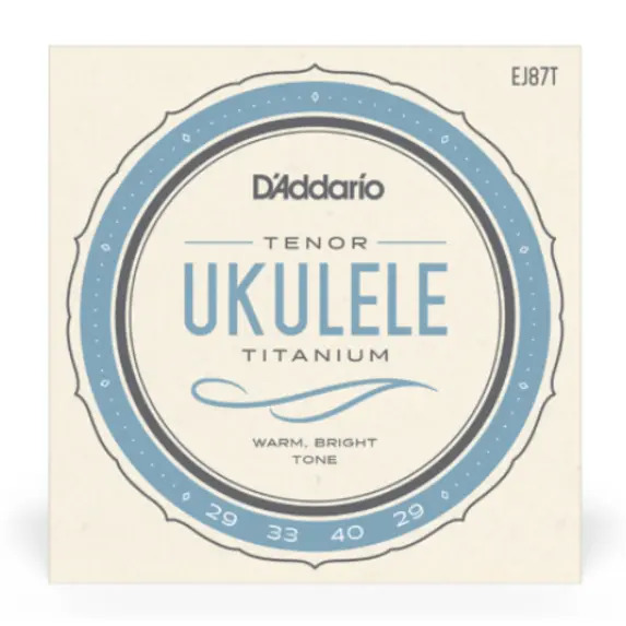D'Addario EJ87T Titanium Ukulele Strings, Tenor