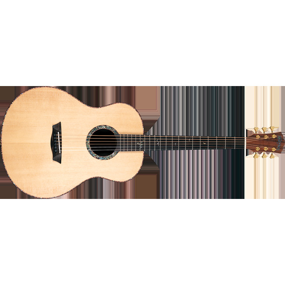 Washburn Elegante S24S Bella Tono Studio Acoustic Guitar. Gloss Natural