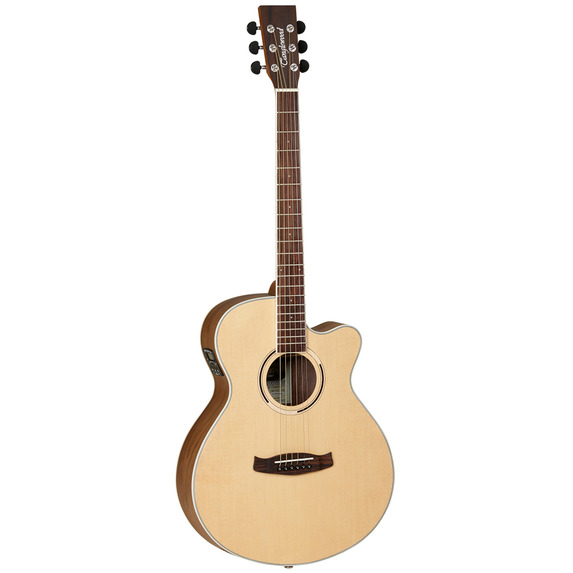 Tanglewood Discovery Exotic DBT SFCE BW Super Folk Natural Electro Acoustic Guitar