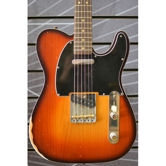 Fender Artist Jason Isbell Custom Telecaster 3-Colour Chocolate Burst Electric Guitar Incls Deluxe Gig Bag