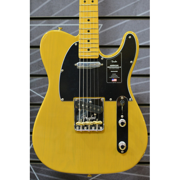 Fender American Professional II Telecaster Butterscotch Blonde Electric Guitar & Deluxe Case BStock