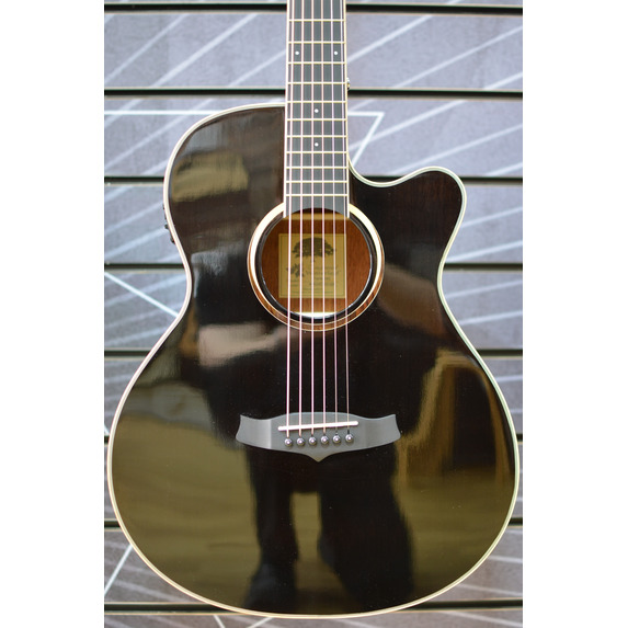 Tanglewood Winterleaf TW4 E BS Super Folk Black Shadow Electro Acoustic Guitar