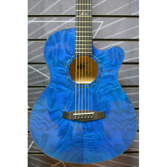 Tanglewood Azure TA4 Acoustic Electro Guitar - Serenity Blue Gloss