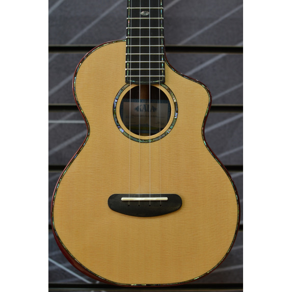 Kala Contour Deluxe All Solid Gloss Spruce & Rosewood Tenor Ukulele inc Deluxe Bag