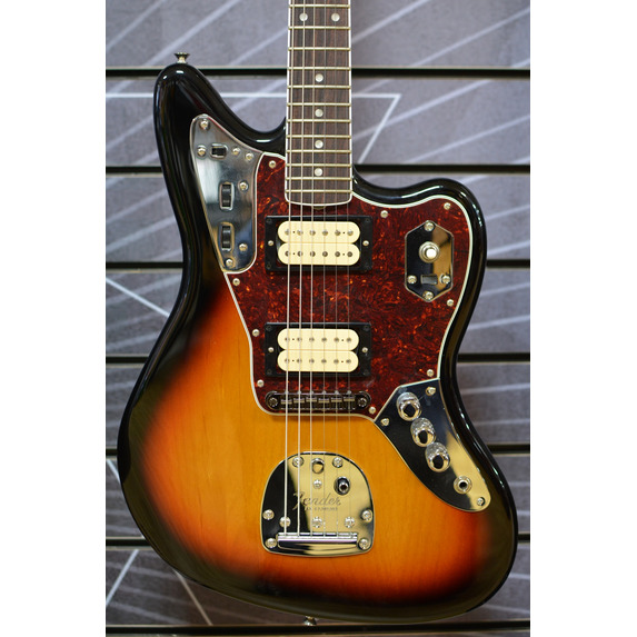 Fender Kurt Cobain Jaguar, 3-Colour Sunburst, Rosewood - Incl Hard Fender Case 