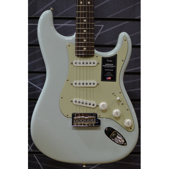 Fender Limited Edition American Pro II Classic Colour Series Electric Guitar Sonic Blue 