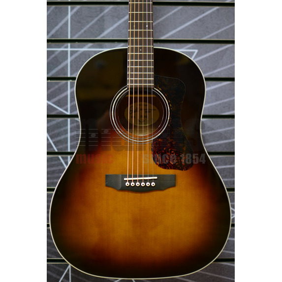 Guild Westerly DS-240 Memoir Slope Dreadnought Vintage Sunburst Acoustic Guitar 