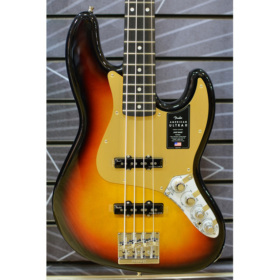 Fender American Ultra II Jazz Bass Guitar Ultraburst