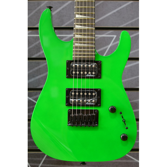 Jackson JS Series Dinky Minion JS1X, Neon Green, Amaranth