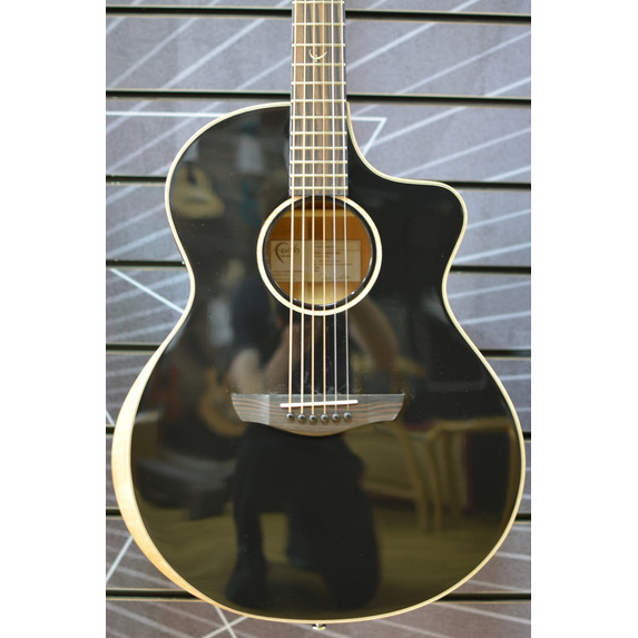 Faith Eclipse Neptune Cutaway Electro - Black - Incl Hard Case 