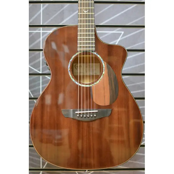 Faith Legacy Dark Roast Earth Electro/Cut All Solid Electro Acoustic Guitar & Case 