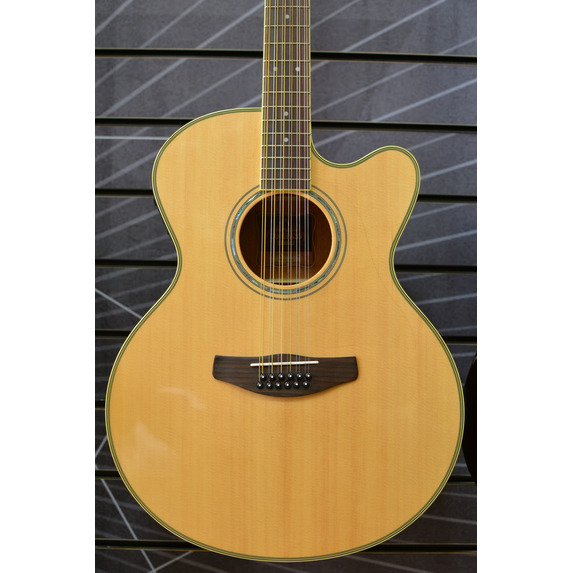 Yamaha CPX700II Medium Jumbo Natural 12-String Electro Acoustic Guitar