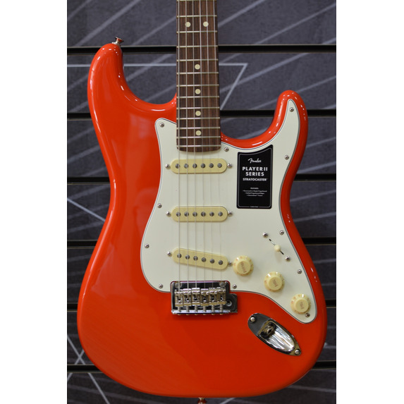 Fender Player II Stratocaster Electric Guitar Rosewood Fingerboard, Coral Red