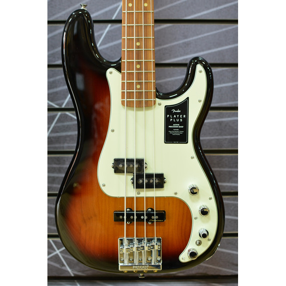 Fender Player Plus Precision Bass 3 colour Sunburst Electric Bass G...