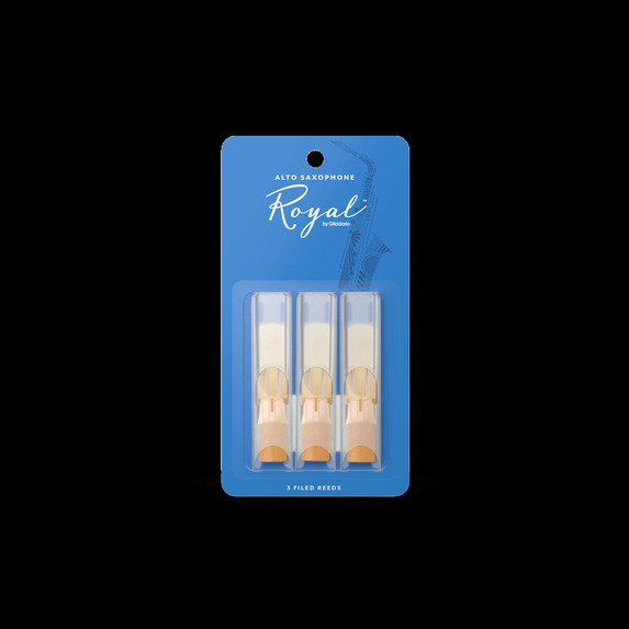 Royal by D'addario Alto Saxophone Reeds 3-Pack
