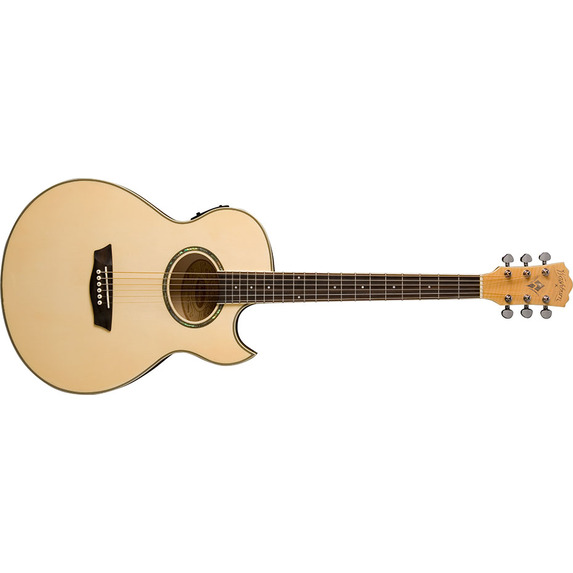 Washburn EA20 Festival Series Cutaway Electro Acoustic Guitar - Natural 