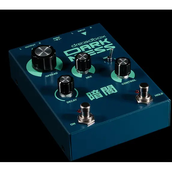 Dreadbox Darkness Stereo Reverb Effects Pedal