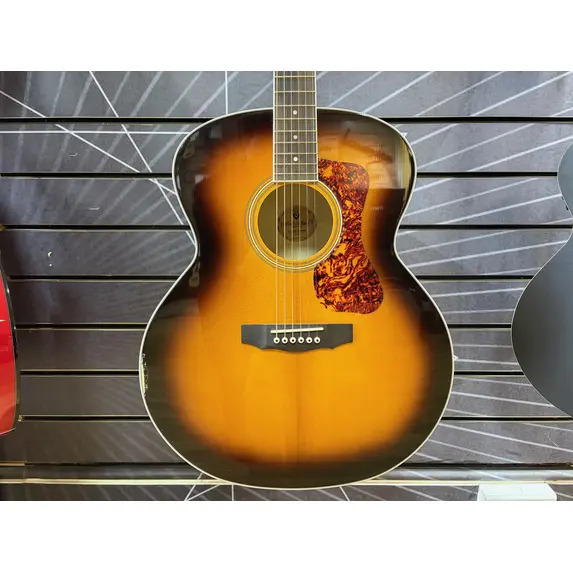 Guild Westerly F-250E Deluxe Jumbo Antique Sunburst Electro Acoustic Guitar 