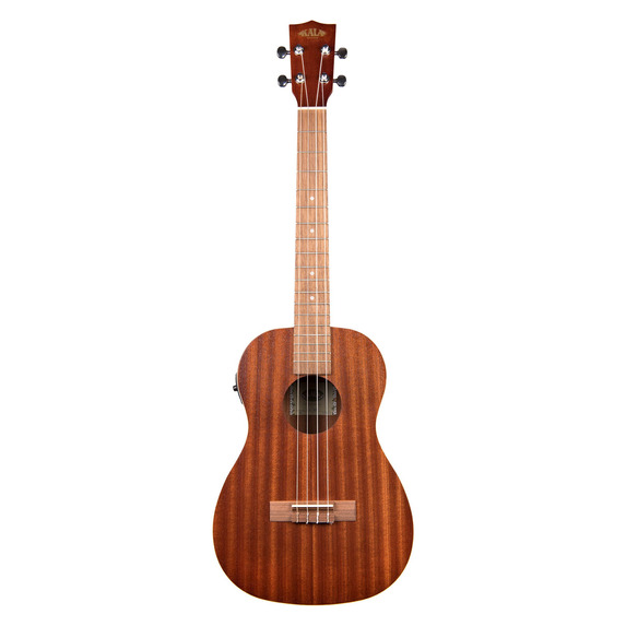 Kala KA-BE Satin Mahogany Baritone Ukulele with Pick Up and Built in Tuner