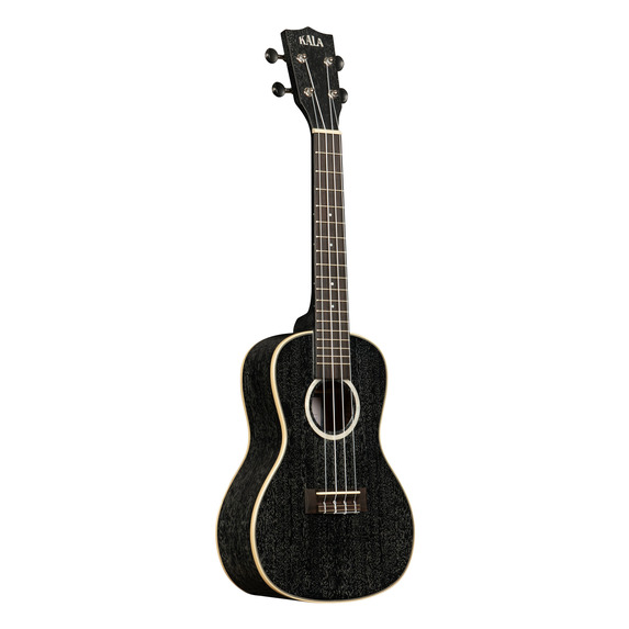 Kala All Solid Salt & Pepper Doghair Mahogany Ukulele with Bag