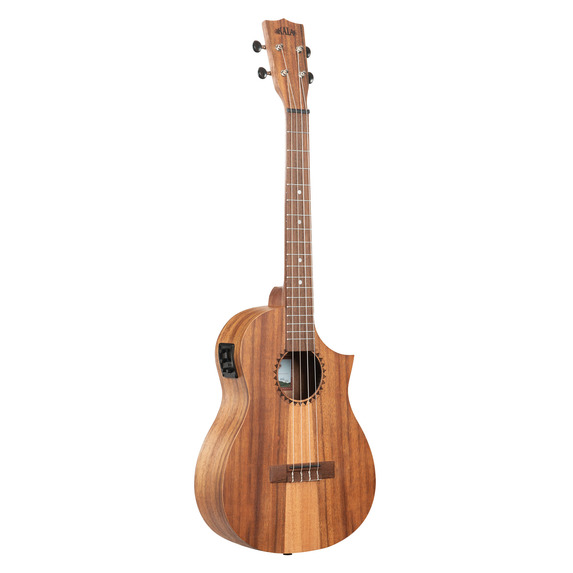 Kala Teak Tri-Top Ukulele with Cutaway & EQ