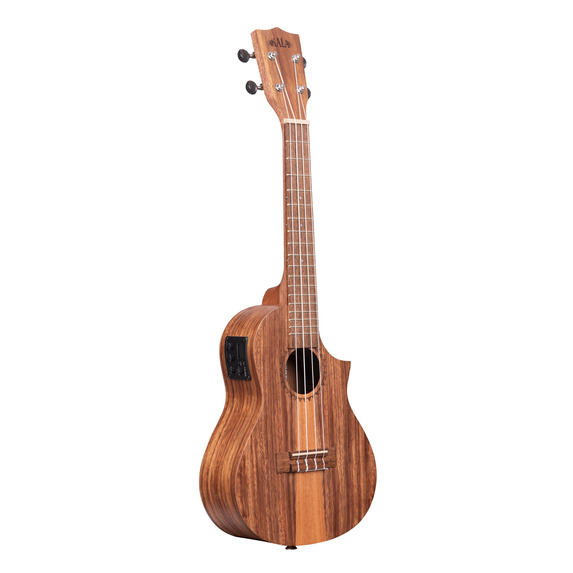 Kala Teak Tri-Top Ukulele with Cutaway & EQ