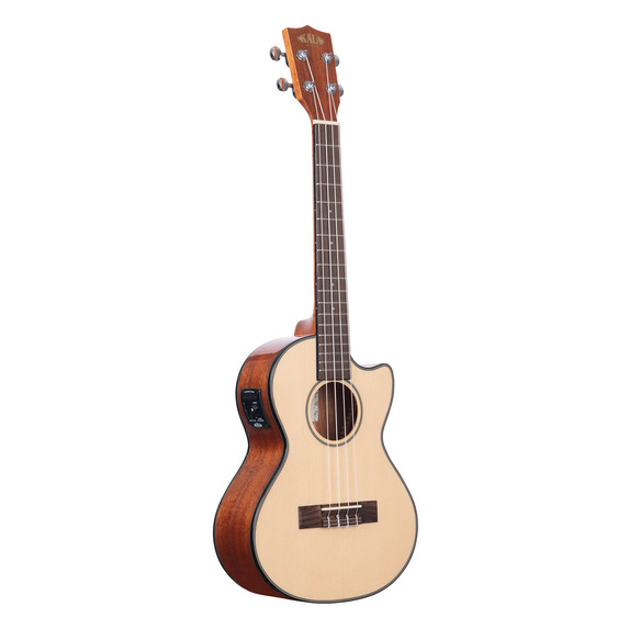 Kala Solid Spruce Mahogany Tenor Ukulele with Cutaway and EQ