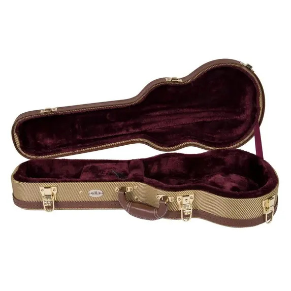 Kala Archtop Soprano Case, Tweed