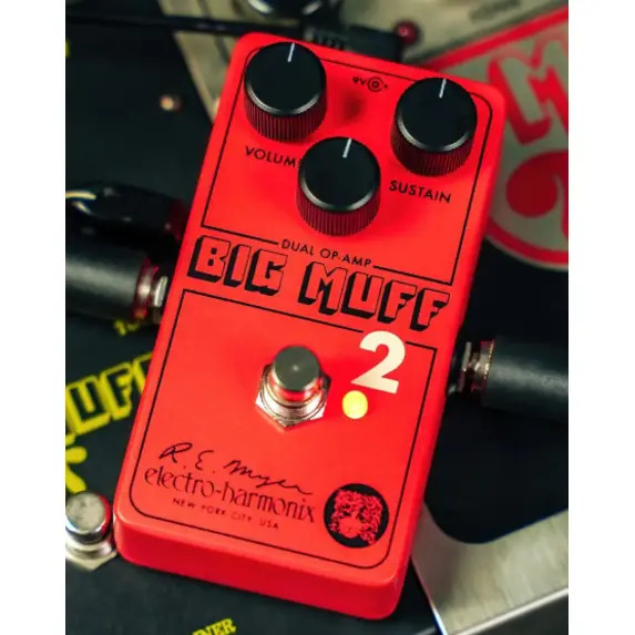 Electro Harmonix Big Muff Pi 2 Dual Op Amp Fuzz Pedal