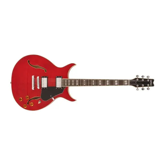 Washburn SH35TR-U Semi-Hollow 6-String Electric Guitar - Trans Red