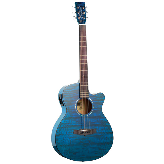 Tanglewood Azure TA4 Acoustic Electro Guitar - Serenity Blue Gloss