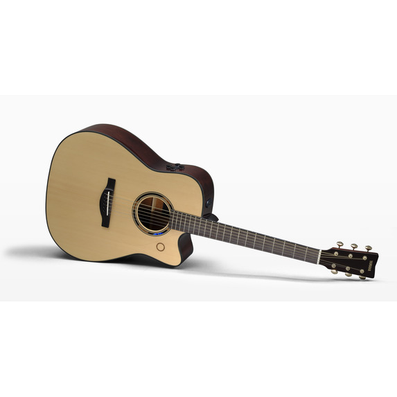 Yamaha TAG3C TransAcoustic Dreadnought All Solid Acoustic Guitar 