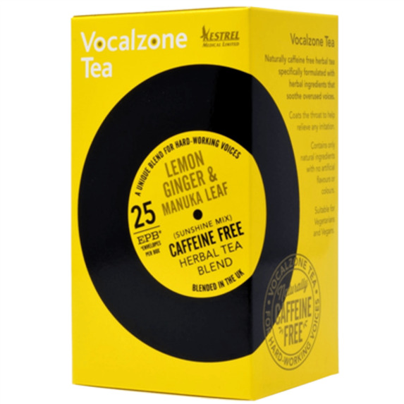 Vocalzone Tea - Lemon, Ginger and Manuka Leaf