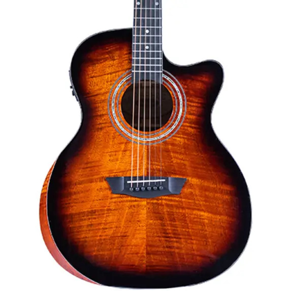 Washburn WCG12FCE-U Grand Auditorium Electro Acoustic Guitar 