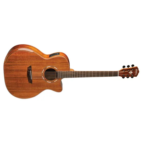 Washburn Electro Acoustic Guitar G55CE KOA - Grand Auditorium - Natural
